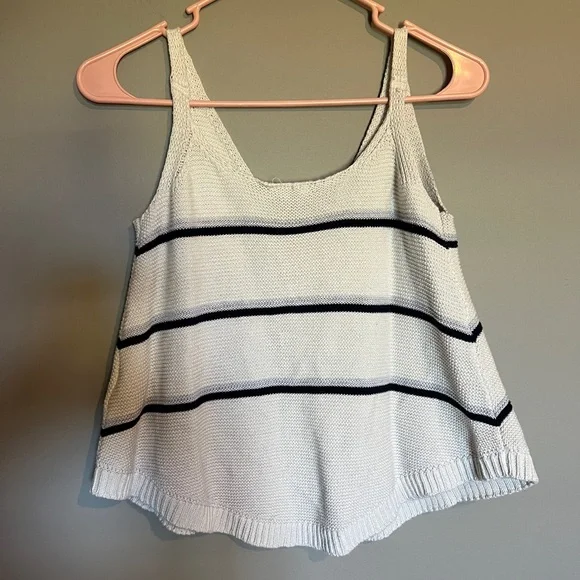 Storia Striped Tank Top Size Small - Picture 2 of 6